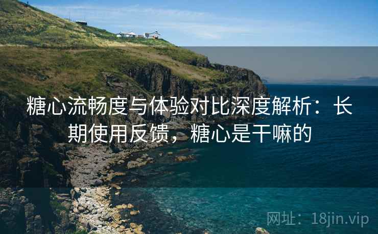 糖心流畅度与体验对比深度解析:长期使用反馈,糖心是干嘛的 糖心流畅度与体验对比深度解析:长期使用反馈,糖心是干嘛的